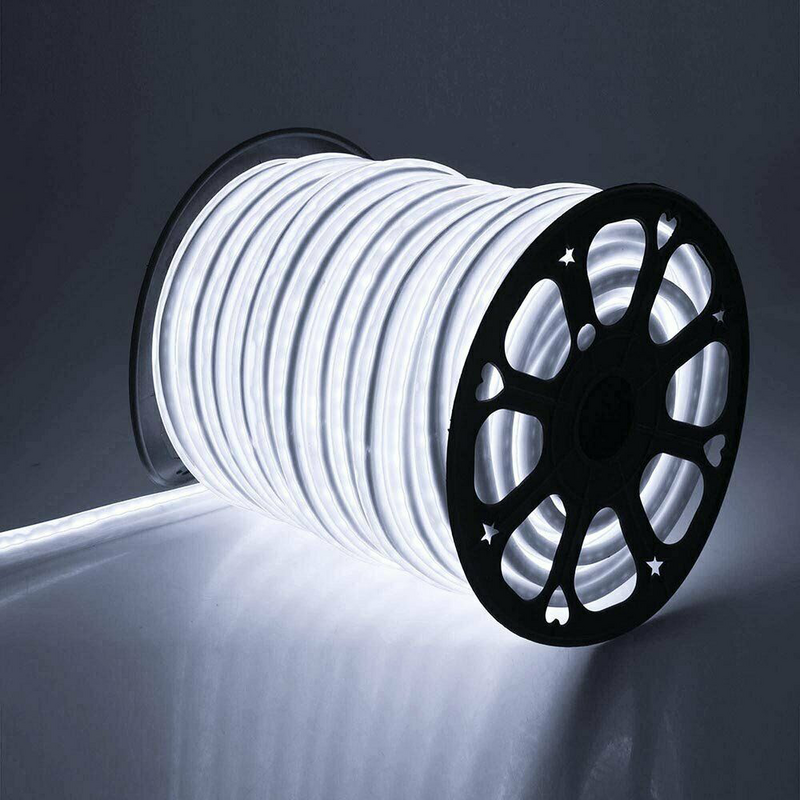 AC220V LED Strip Flexible Neon Rope Lights SMD2835 120Leds/m Neon Ribbon Tape Diode 8x16mm Outdoor Lighting Waterproof Neon Lamp