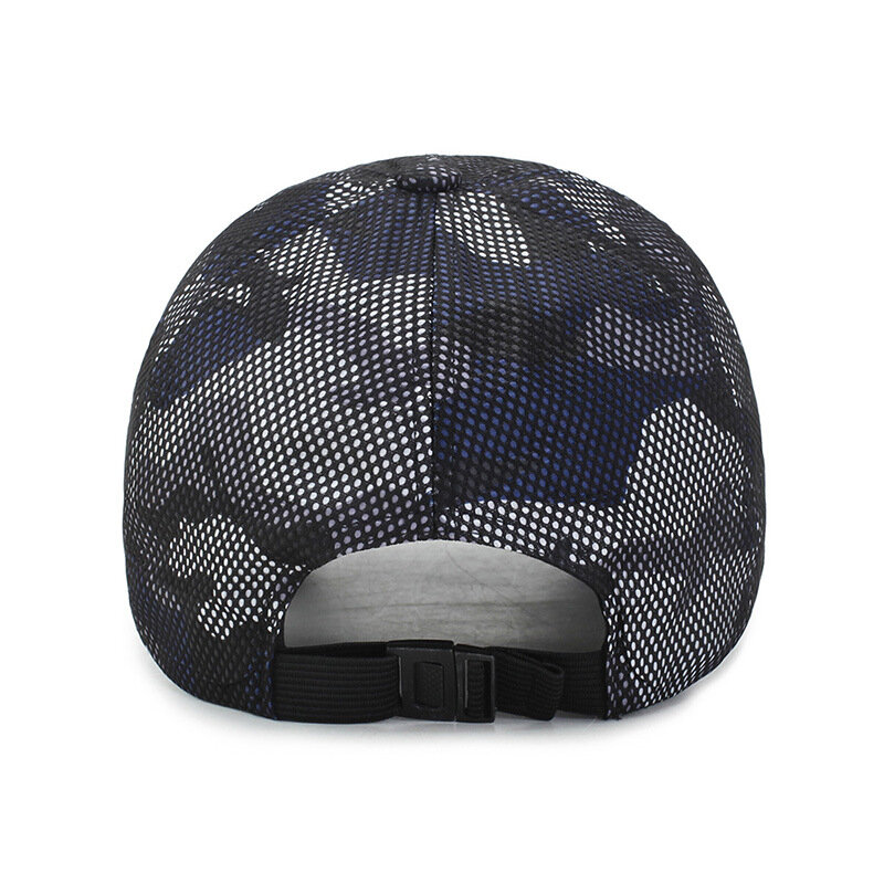 Camouflage ตาข่ายเบสบอลหมวกฝ้ายหมวกทหารหมวก Cadet Army หมวก Unisex หมวกลำลองกลางแจ้งอินเทรนด์ Sun หมวก