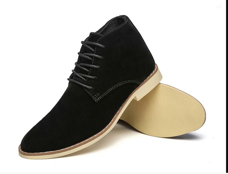 Zapatos planos de cuero negro para hombre, suela de goma, talla grande, oficina, negocios, boda