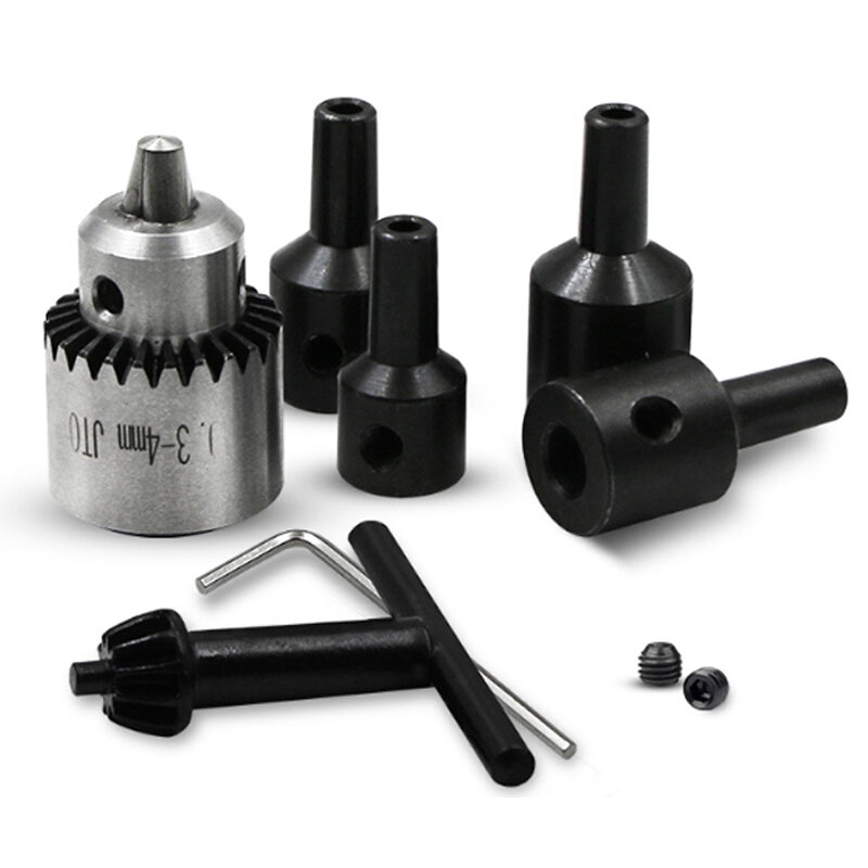 Micro Motor Drill Chuck Key, Taper Cartucho, Montado Drill Chuck Key, Shaft Sleeve Drilling, JT0, 4mm, 5mm, 6mm, 8mm, 2.3 3.17