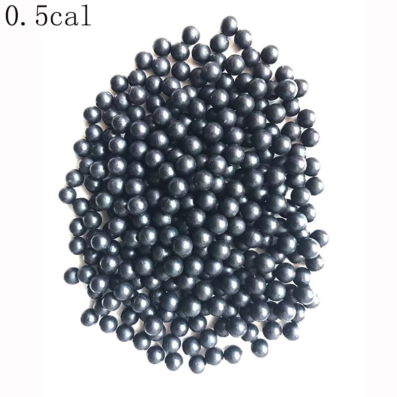 . 50 calx300 Paintballs in gomma riutilizzabili autodifesa per scacciare gli animali palline antisommossa 0.50 Caliber Solid Soft Recycle Paint Balls