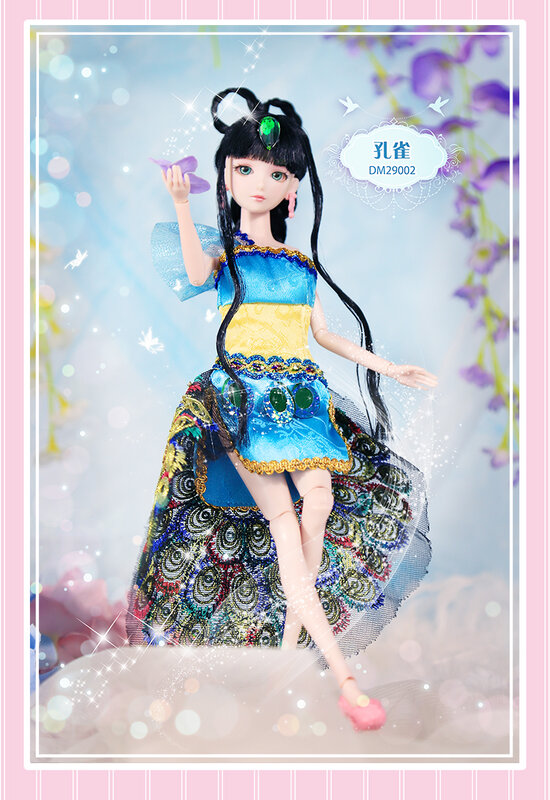 Neue ankunft 11'' BJD Puppe 29cm Prinzessin 14-Gelenke blyth puppe (Kleidung + Schuhe + Make-Up) mode Puppe für Mädchen