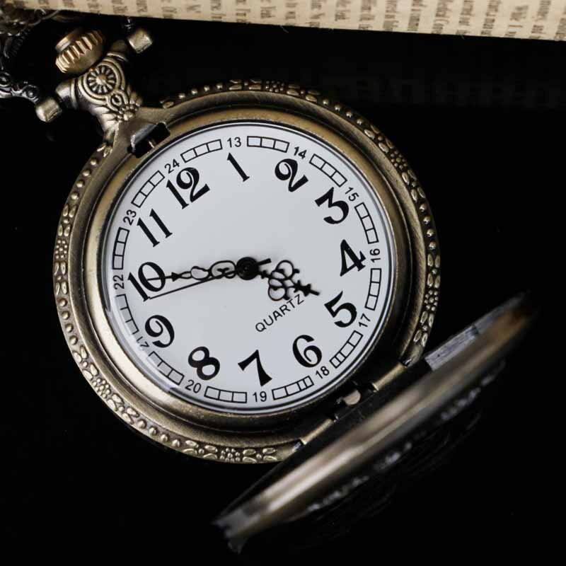 Exquisite Barco Quartz Relógio De Bolso com Corrente Pingente Colar Fob Watch Homens Mulheres Presente Com Caixa