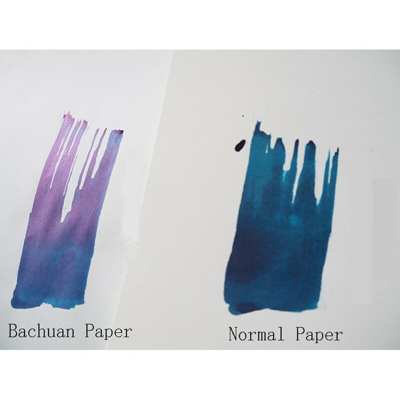 10แผ่น Ultrathin Bachuan กระดาษ Sheen สีภาพวาดกระดาษสำหรับจิตรกรรมวาดมือวาดการประดิษฐ์ตัวอักษรกระดาษ Letter