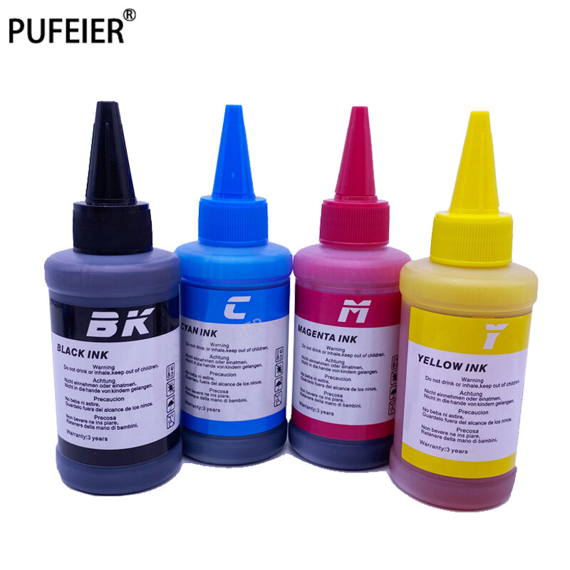 Garrafa de tinta recarregável, 4 cores para impressora Epson, XP-2200, XP-2205, XP-3200, XP-3205, XP-4200, XP-4205, WF-2910DWF, WF-2950,,, 604, 604XL