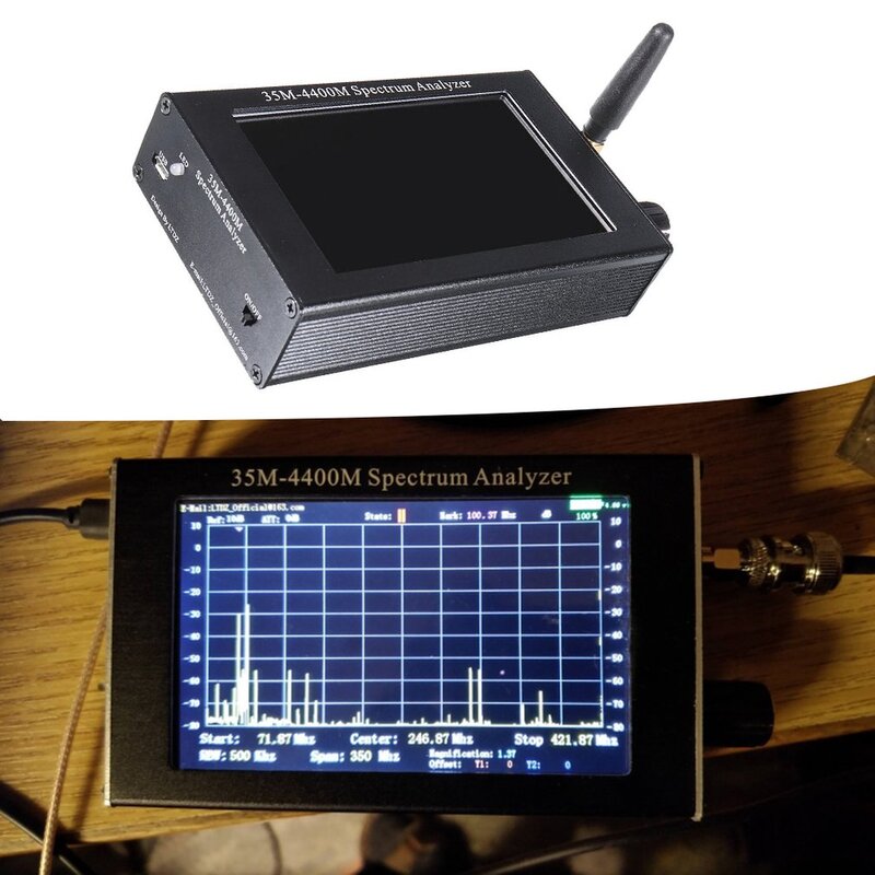LTDZ 35M-4400M 핸드 헬드 간단한 스펙트럼 분석기 인터폰 신호 측정 내구성 넓은 사용 도구