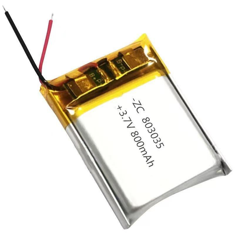 3.7V polymer lithium battery 803035-800mah MP4 digital electronic product navigator durable and long standby