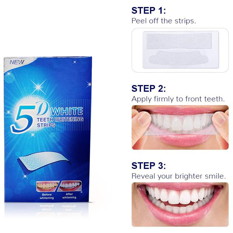 Полоски для отбеливания зубов Dighealth 7/14 пар, полоски для удаления пятен и гигиены полости рта, инструменты для отбеливания зубов, отбеливание зубов