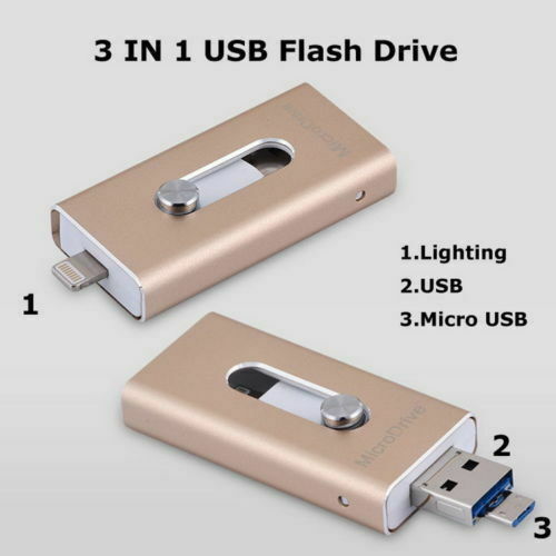 Unidad Flash USB OTG, Pendrive para iPhone Xs Max X 8 7 6 iPad 8/16/32/64/128/512GB, lápiz de memoria, llave USB MFi Lightning
