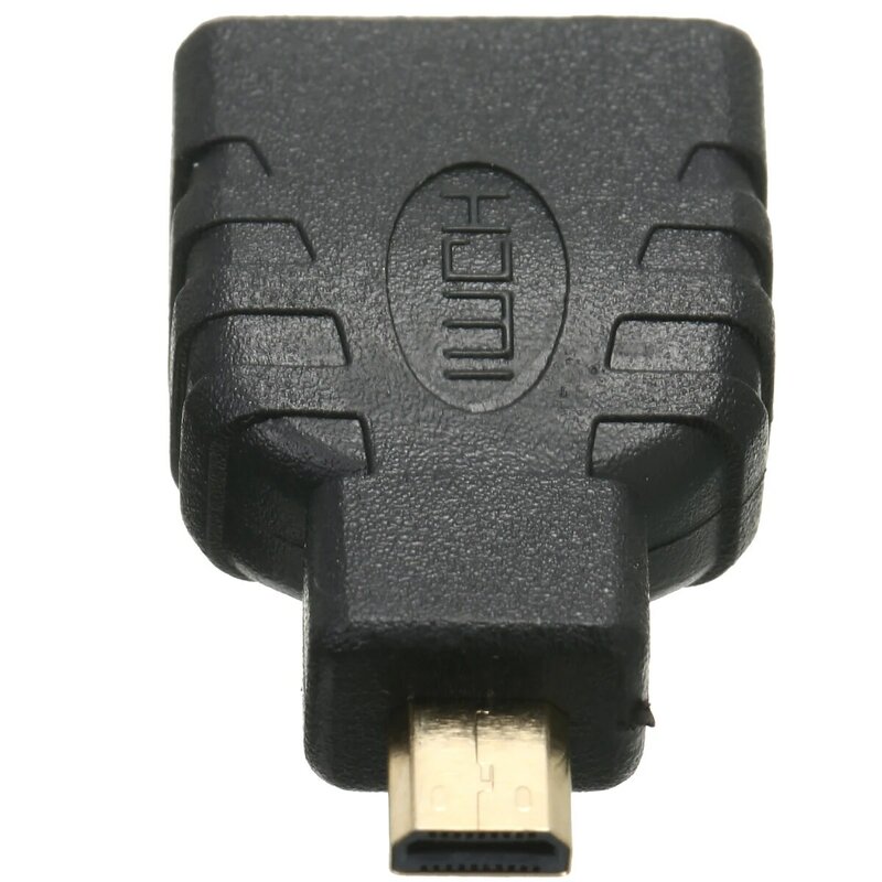 Uniwersalny Micro HDMI do HDMI kabel konwertera Adapter Micro typ D męski na typ złącze żeńskie do telewizora telewizor LCD hd