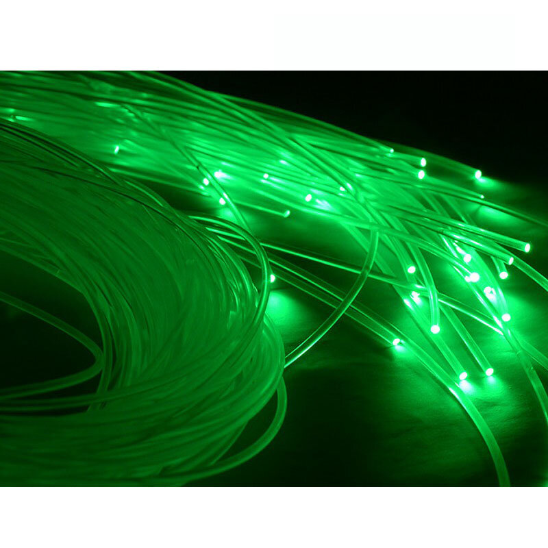 Hohe helligkeit 30 ~ 100 Meter kleinste durchmesser 0,25mm ~ 3mm ende leuchten PMMA glasfaser kabel für sterne decke dekorative beleuchtung
