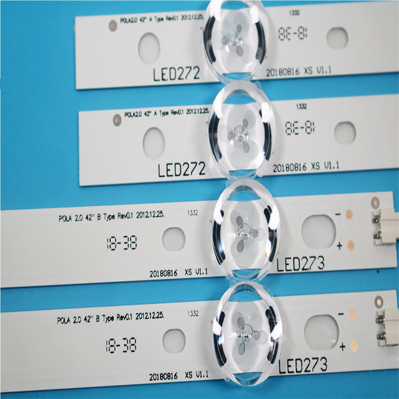 Nowy 10 sztuk/zestaw listwa oświetleniowa LED dla LG 42 cal TV 42LN5400 42LN5300 42LN570S innotek POLA2.0 42 "A POLA 2.0 42 B typ
