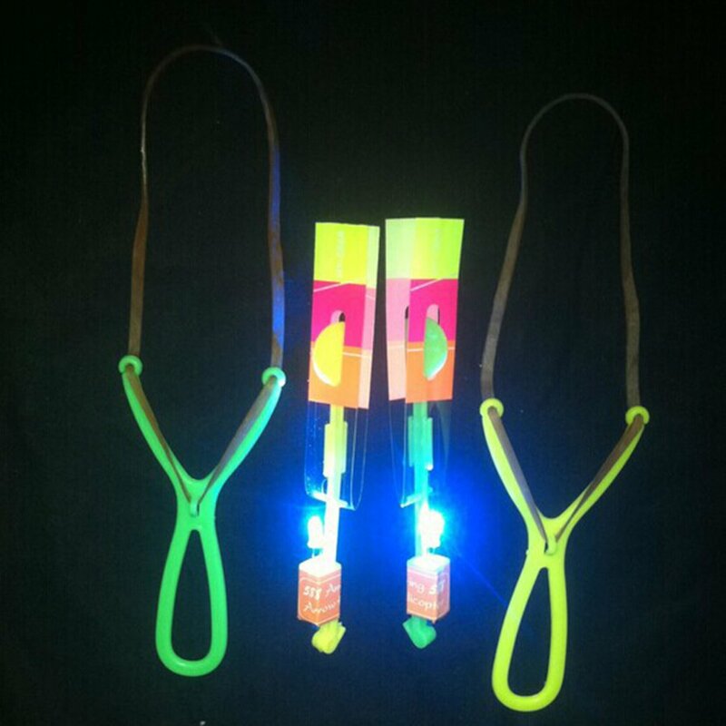 Lichtgevende Slingshot Led Licht Katapult Arrows Vliegende Speelgoed Kinderen Kids Niet Giftig Vroege Educatief Speelgoed