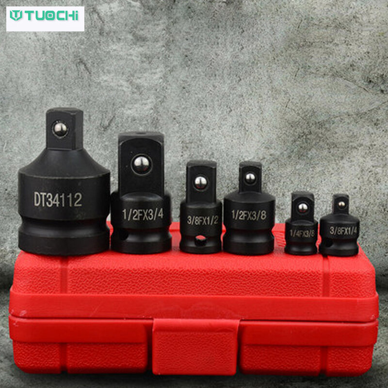 CR-MO Socket Convertor Adaptor Reducer 1/2 to 3/8 3/8 to 1/4 3/4 to 1/2 Impact Socket Adaptor for Car Bicycle Garage Repair Tool