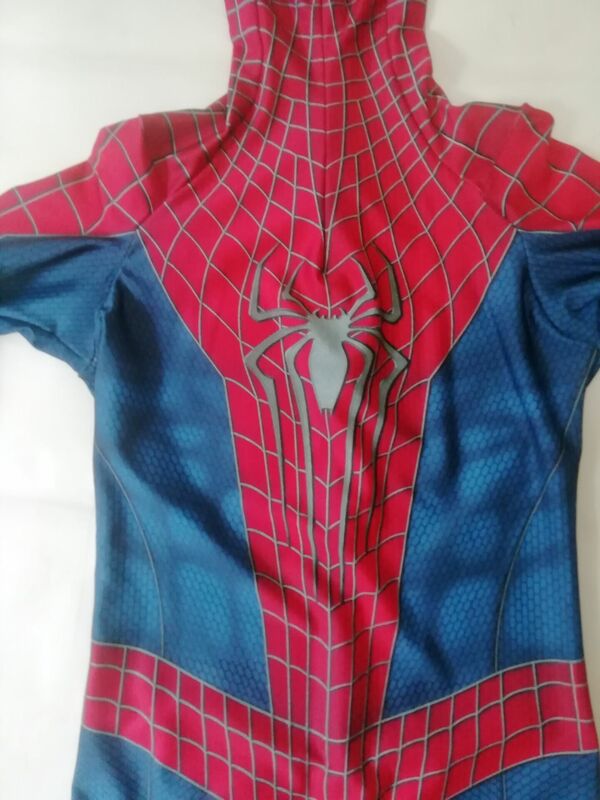 Потрясающий костюм спайдермена, костюм для косплея на Хэллоуин TASM2 Zentai Spiderman, костюм с объемным принтом