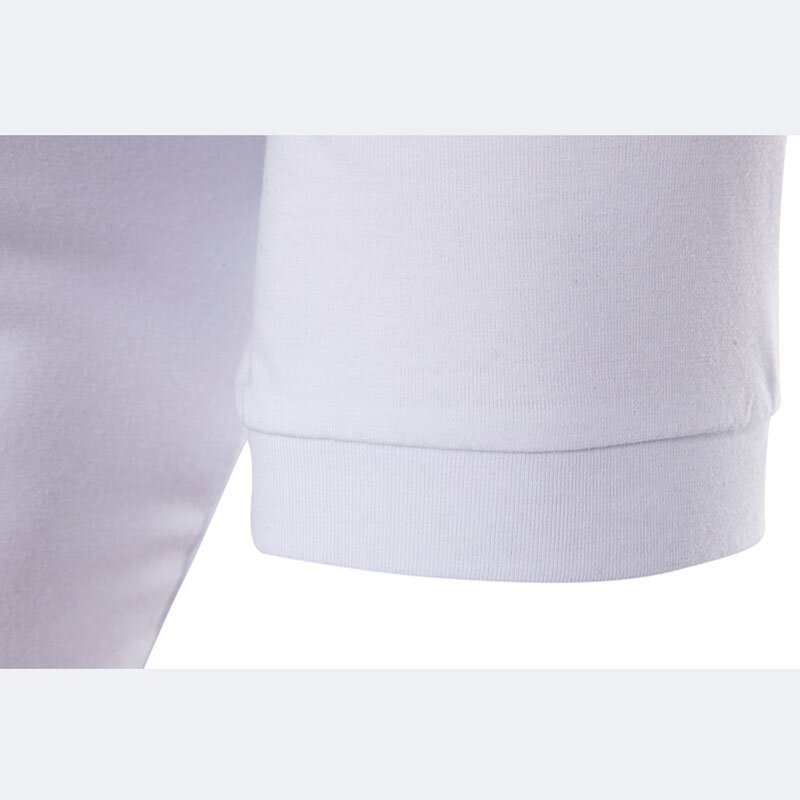 HDDHDHH Brand new men's autumn long-sleeved printed polo shirt