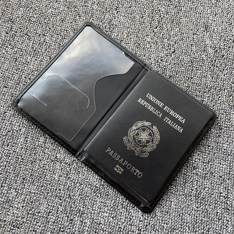 Interpolロゴパスポートカバー国際警察旅行ウォレットパスポートケーストラベルアクセサリー新しい