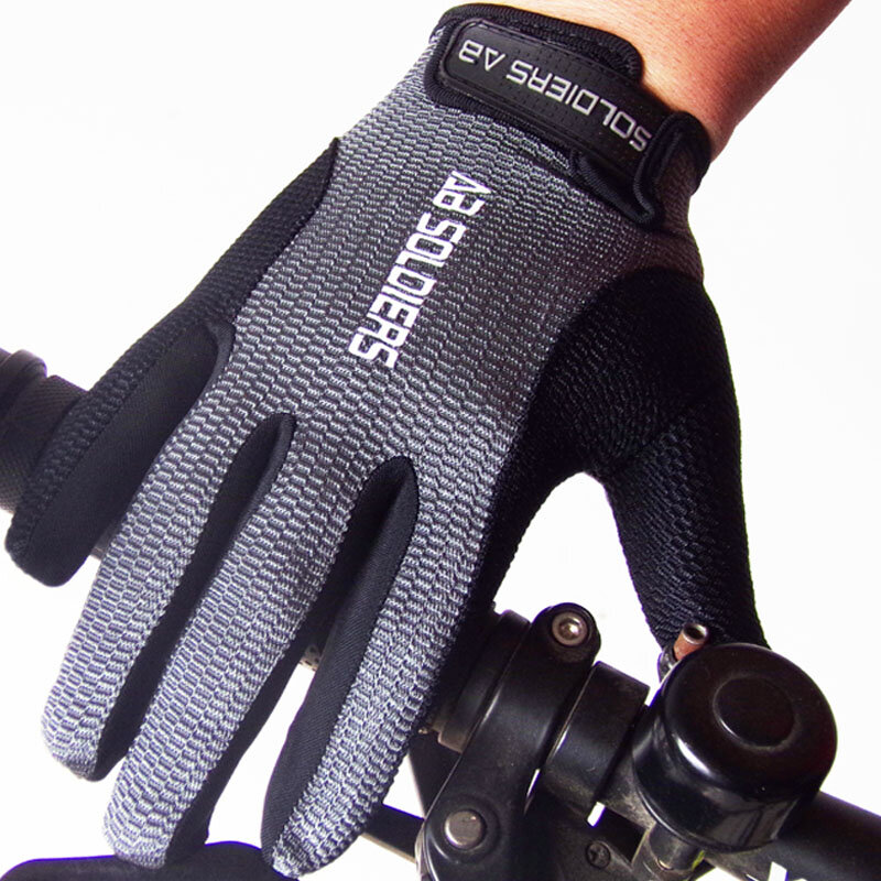 Велосипедные перчатки Cynewz, для мужчин и женщин, с закрытыми пальцами, противоскользящие, для сенсорного экрана, для улицы, спортивные, солнцезащитные, из сетчатой ткани