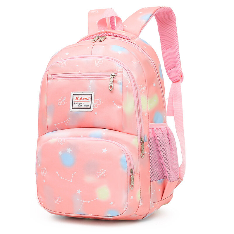 Conjunto de 3 unids/set de mochila con estampado Floral para niña, mochilas escolares para niña adolescente, mochilas escolares para mujer