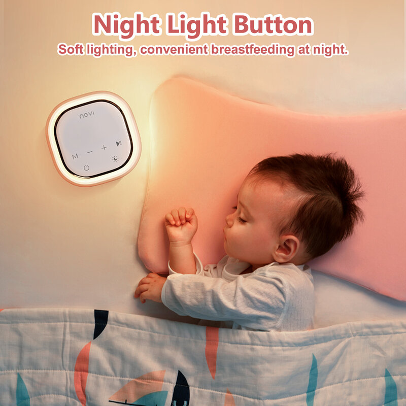 NCVI doppio tiralatte elettrico, estrattore di latte materno, doppio tiralatte Protable, luce notturna, Touch Screen