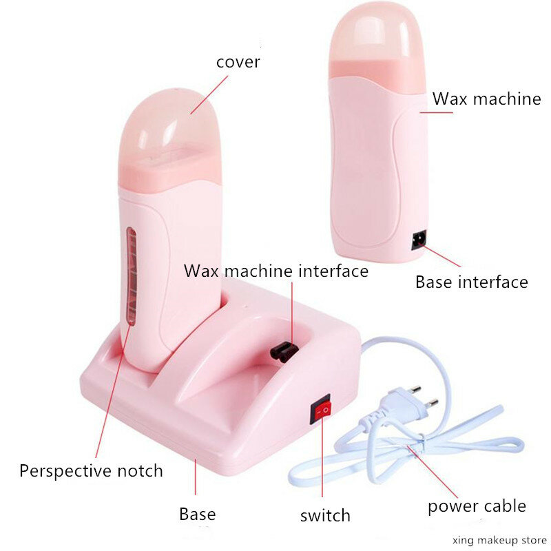 Eu Plug Dubbele Ontharingshars Elektrische Kachel Met 2 Wax Cartridge Body Ontharing Roll Op Basis Ontharingshars Heater 30 #