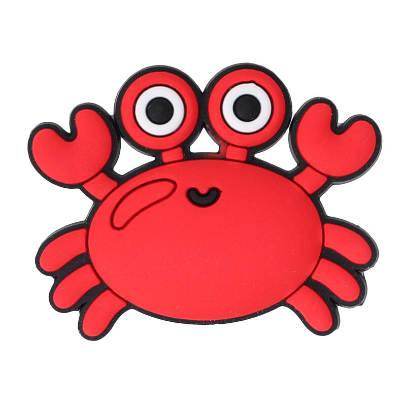 Schuh dekoration Schnalle Charm Zubehör Shell Crab Octopus einteilige DIY-Kombination für Clog Armbänder Party Geschenke