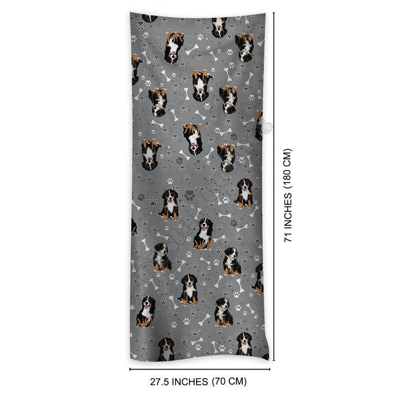 かわいいビション冷蔵庫3Dプリントイミテーションイミテーションカシミヤスカーフ秋冬厚手の暖かいショールスカーフ