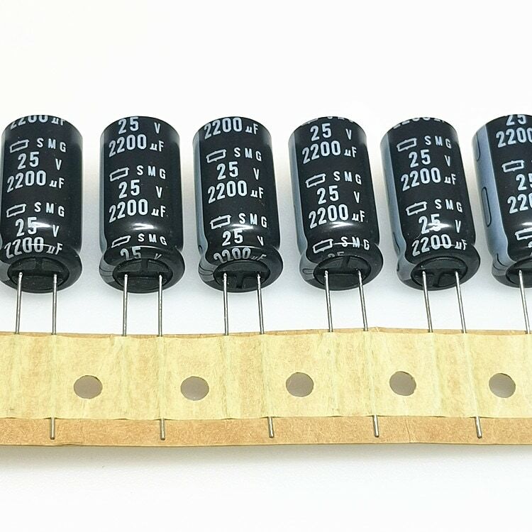 50 pçs/lote original japão nippon smg série 85c febre de áudio baixa resistência alumínio capacitor eletrolítico frete grátis