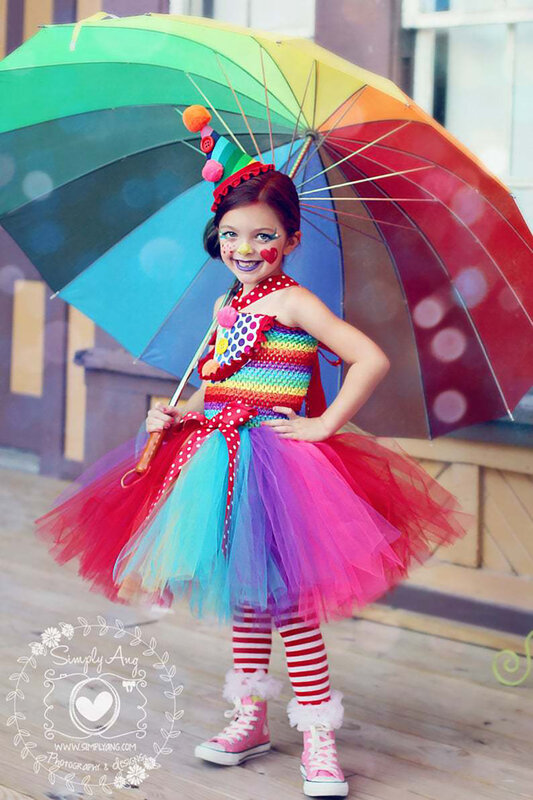 Trẻ Em Bé Gái Trẻ Em Váy Cầu Vồng Voan Ren In Hoa Soild Màu Sắc Quà Tặng Sinh Nhật 2-12Y
