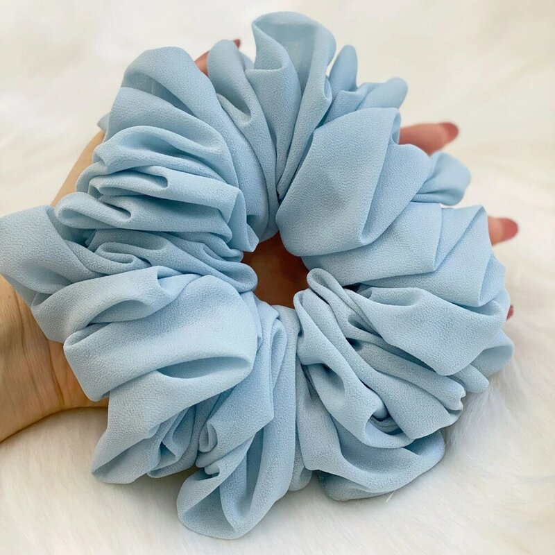 Hair Scrunchies Giant Large Intestine Big Circle Oversized Scrunchies Elastic Hair Band Ponytail Holder Hair Tie Accessories