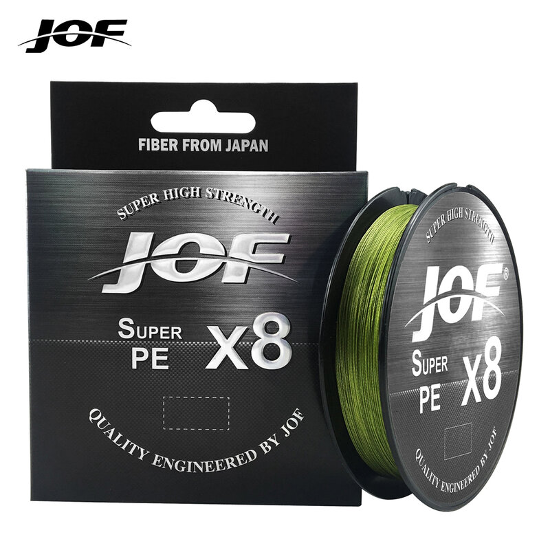 JOF 8 nici żyłka 150M 300M 500M wielowłóknowa linka wędkarska akcesoria wędkarskie pleciony sznur do wędkowania karpia