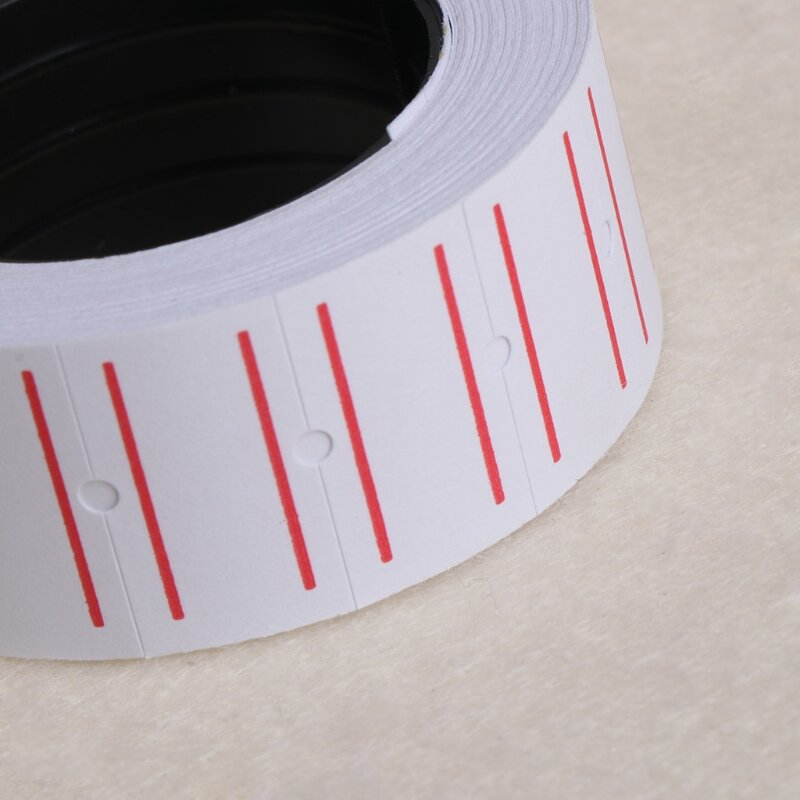 1 Roll(500 Labels) White Self Adhesive Price Label Tag Sticker Office Supplies