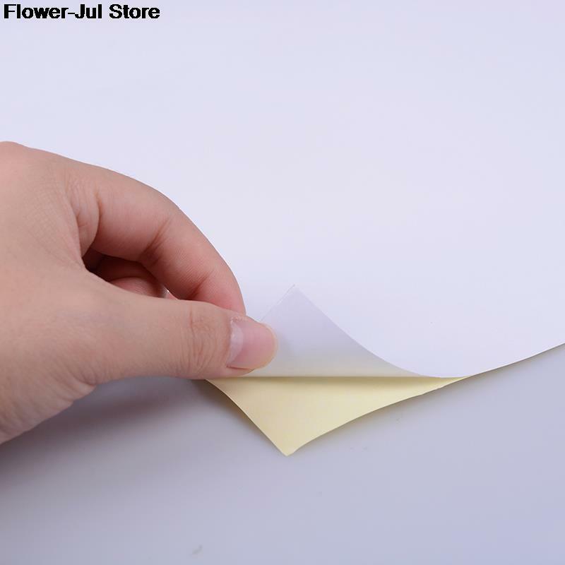 Papel autoadesivo branco imprimível, papel A4 Matt para escritório, 210mm x 297mm, quente, 10 peças por conjunto