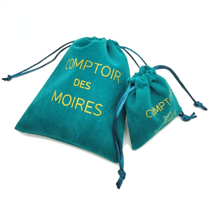 Borsa in flanella con Logo personalizzato borsa con coulisse tasca con coulisse borsa in velluto borsa per gioielli borsa per gioielli in velluto