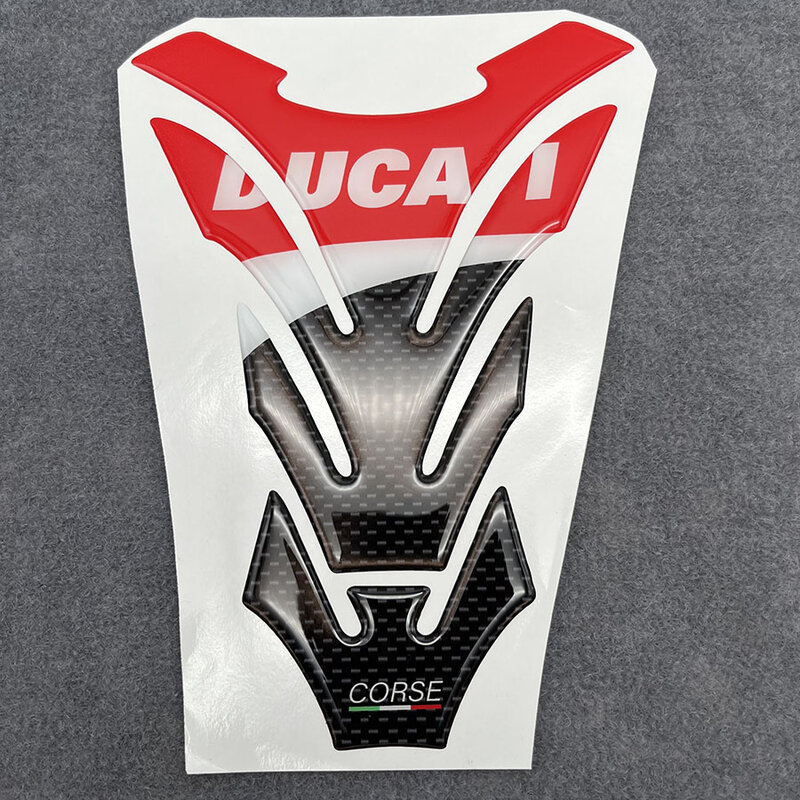 รถจักรยานยนต์3M กาวก๊าซเชื้อเพลิงผ้าคลุมถังน้ำ Pad สติกเกอร์รูปลอกสำหรับ Ducati Superbike 1199 899 panigale 959 V4