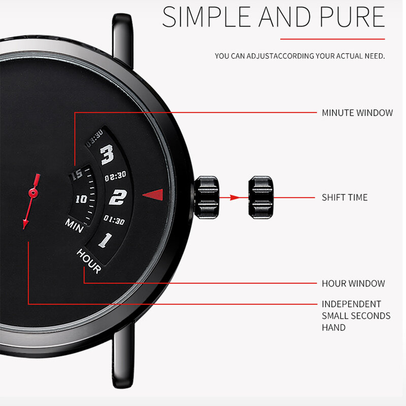 UTHAI-Reloj de pulsera de cuarzo CQ57 para hombre, cronógrafo con correa de cuero, deportivo, informal, resistente al agua, de marca superior, sencillo, nuevo, 2020
