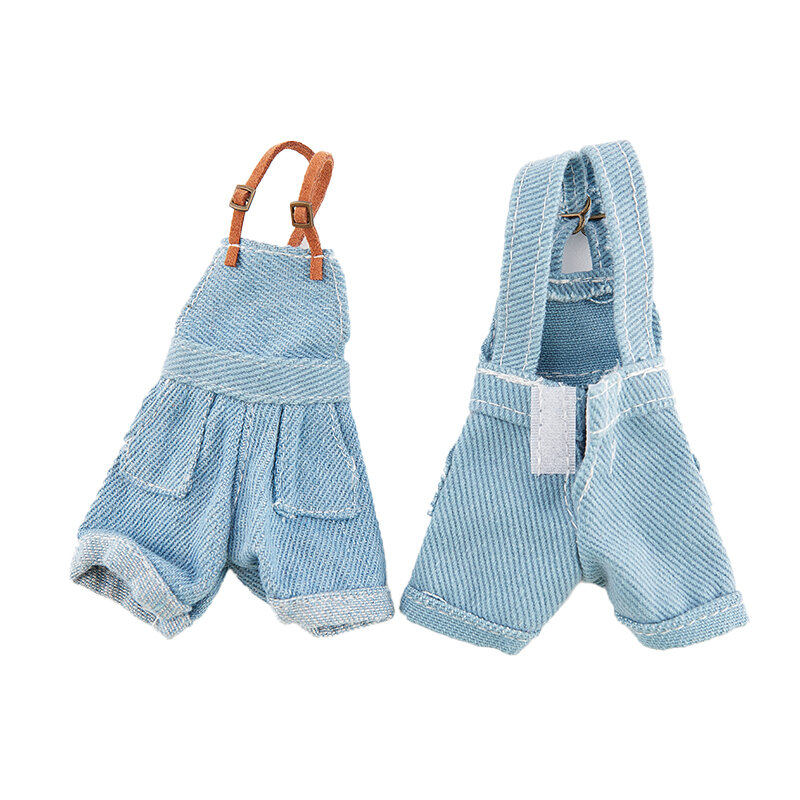 Mode Hosenträger Hosen Outfits Set Für BJD SD 29 Cm Puppe Kleidung Zubehör Spielen Haus Dressing Up Puppe Overalls