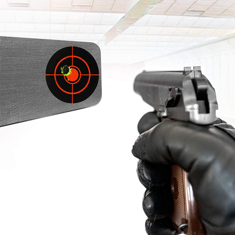3 pollici Shooting Splatter Target Stickers rotolo adesivo obiettivi reattivi adesivi obiettivi di carta per tiro con l'arco tiro con l'arco caccia