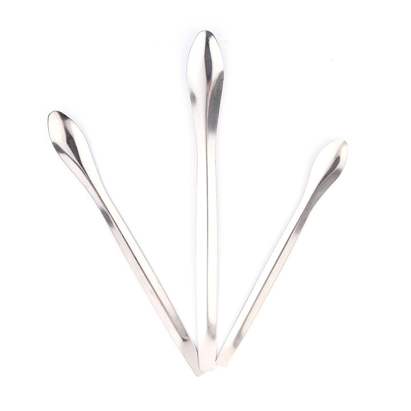 Stainless Steel Teaspoon Ended Medical Spoon 3*Experiment Medicine Spoon Dental Instruments Lab Spoon