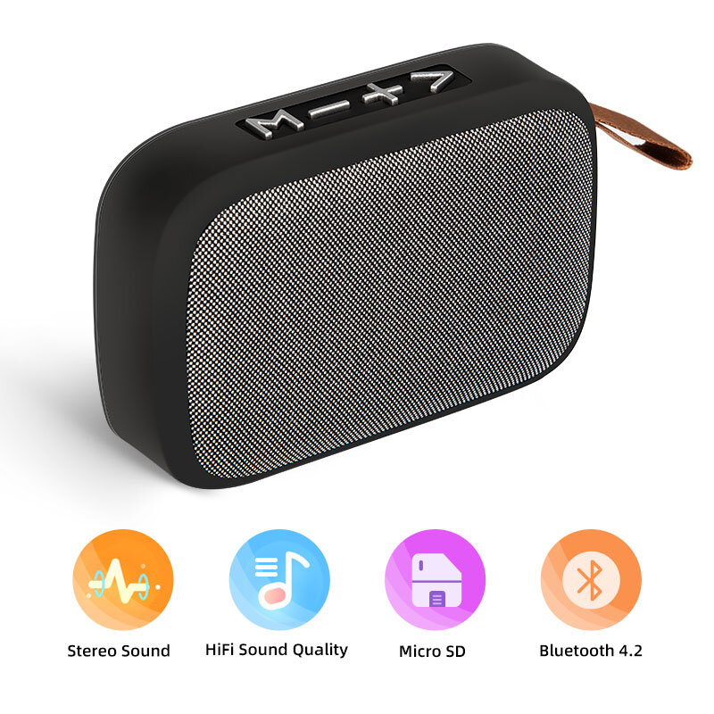 Мини Bluetooth динамик наружная Портативная колонка Беспроводная музыкальная стереоколонка объемная Поддержка FM TFCard стерео колонки Hi-Fi