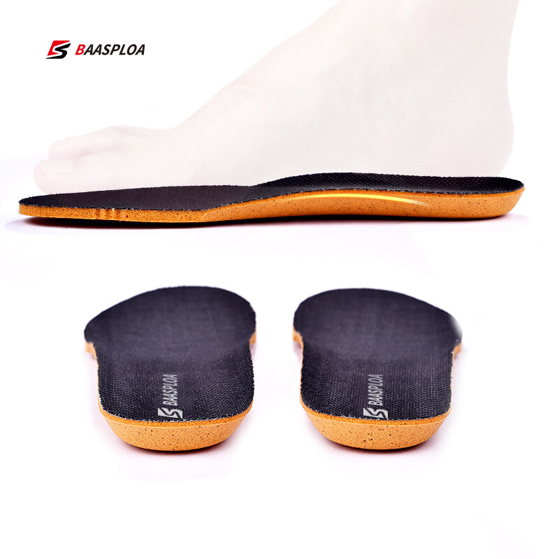 Новинка 2021, брендовые графеновые дезодорирующие стельки Baasploa для кроссовок, легкие дышащие вставки, повседневные стельки с всасывающим потоотделением