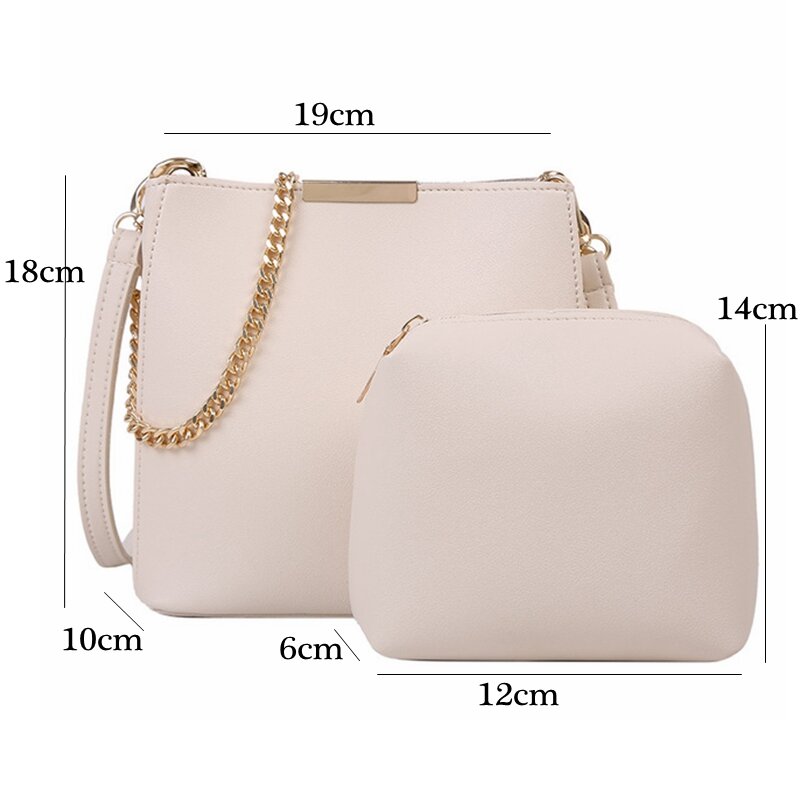 Fashion Chain Shoulder Messenger Bag High Quality Pu Leather Crossbody Bags for Women Luxury Handbags Women Bags Designer 2021