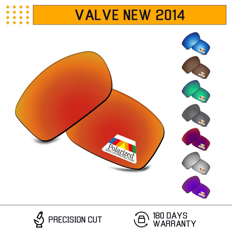 Bwake Lensa Pengganti Terpolarisasi untuk-Oakley Valve Baru 2014 OO9236 Bingkai Kacamata Hitam-Beberapa Pilihan