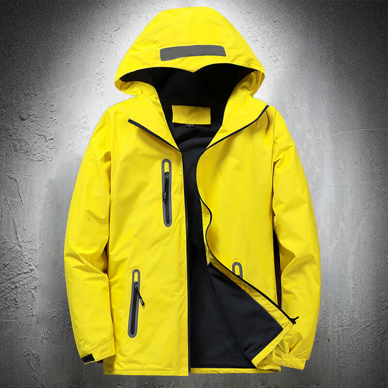 2023Men autunno sottile giacca da esterno giacca impermeabile Outwear giacca a vento riflettente articolo giacche per uomo pioggia