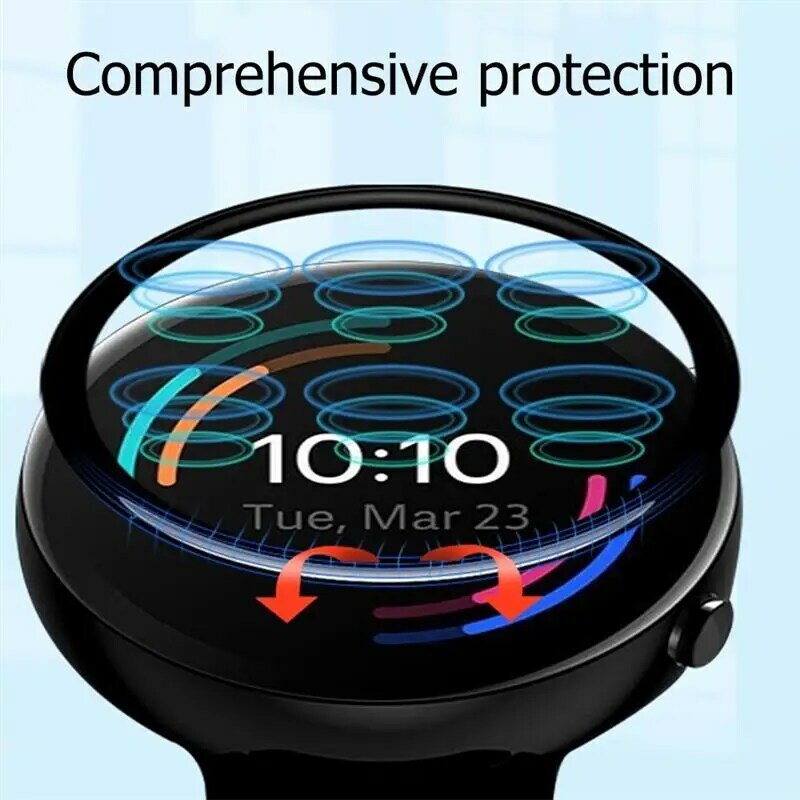 Película protectora curvada 3D para reloj OnePlus, Protector de pantalla para reloj Smatr de 46mm, cobertura completa, funda suave transparente HD (no de vidrio)