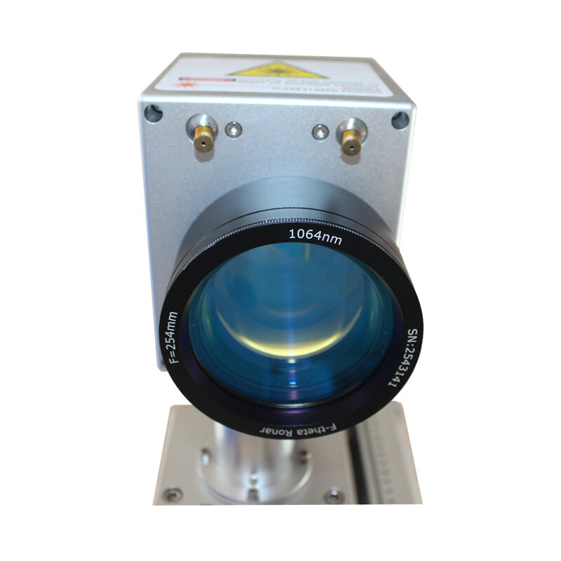 Us stock calca 50w industrie split faser laser beschriftung maschine für laser gravur becher mit jpt laser rotations achse fda