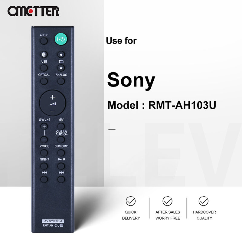 Для Sony Bar Barra De Sonido Remote RMT-AH103U RMT-AH101U RMT-AH411U RMT-AH102U RMT-AH100U RMT-AH412U RMT-AH500U