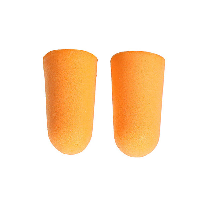 MOONBIFFY-tapones para los oídos de espuma naranja suave, tapones cónicos de viaje para dormir, prevención de ruido, reducción de ruido para viajes y dormir, 10 pares