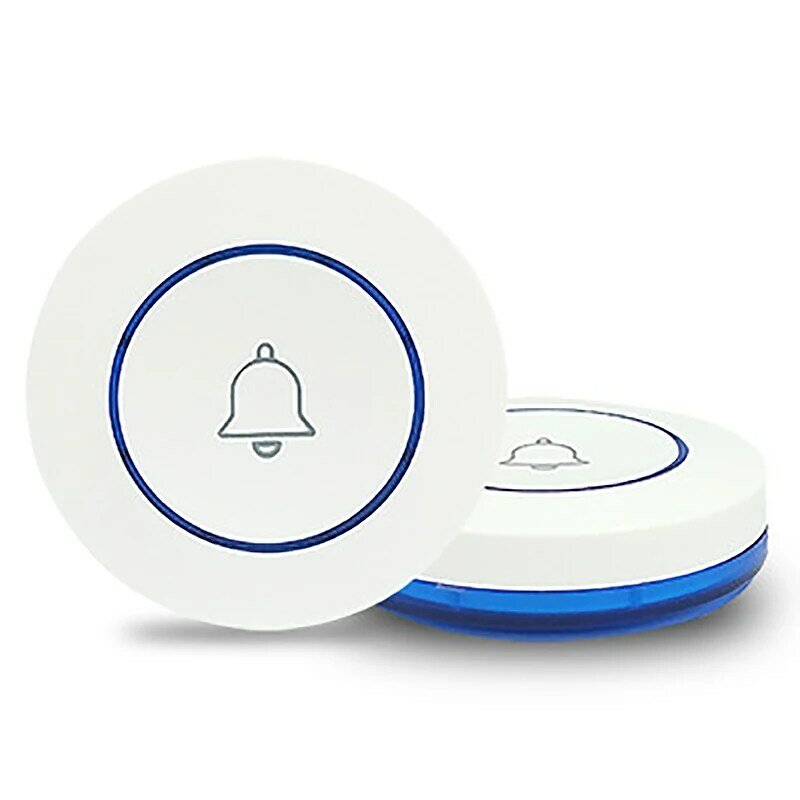 Timbre M6 con botón para exteriores, timbre inalámbrico inteligente con Wifi, alarma para el hogar, timbre inalámbrico 433
