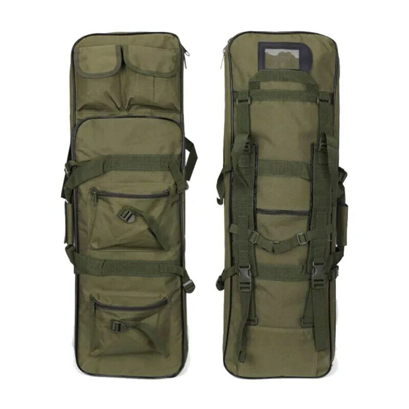 Funda militar para pistola de tiro, bolsa para Rifle de caza táctica, 81, 94, 118cm, Airsoft, mochila acolchada de carabina para pesca